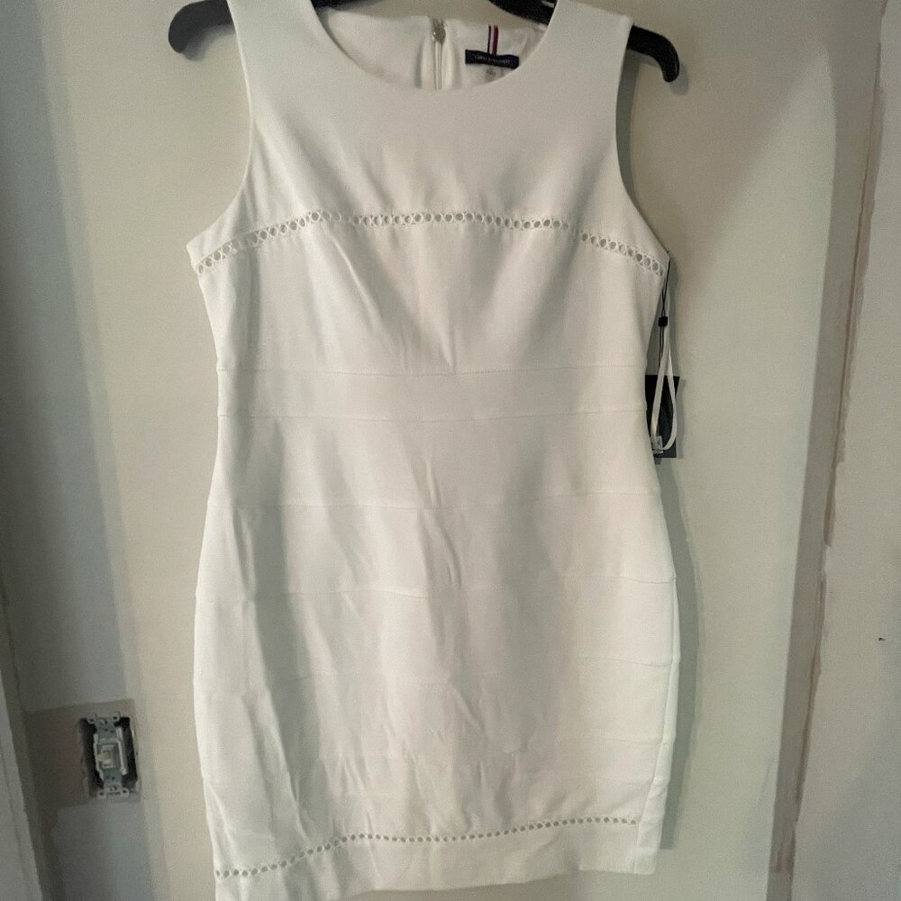 Tommy Hilfiger White Sleeveless Dress New with tags
